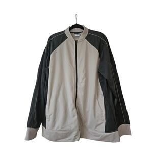 Starter Track Jacket XL Gray Black Colorblock Athleisure Y2K Style Mens